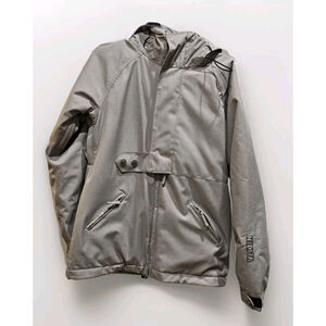 Nikita Women's Size Medium Snowboard/ Ski Coat Light Gray Black Marks See Pics